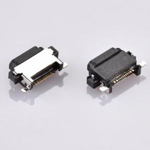 Mid mount USB Type-C 16P IPX7 Waterproof Connector With Shell T3  KLS1-PUB-002